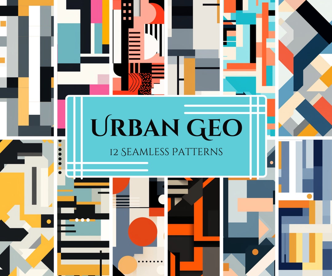 Photo inspiration: Urban Geometric Pattern Inspiration Reference: Maximalist Urban Geometric Pattern Pack