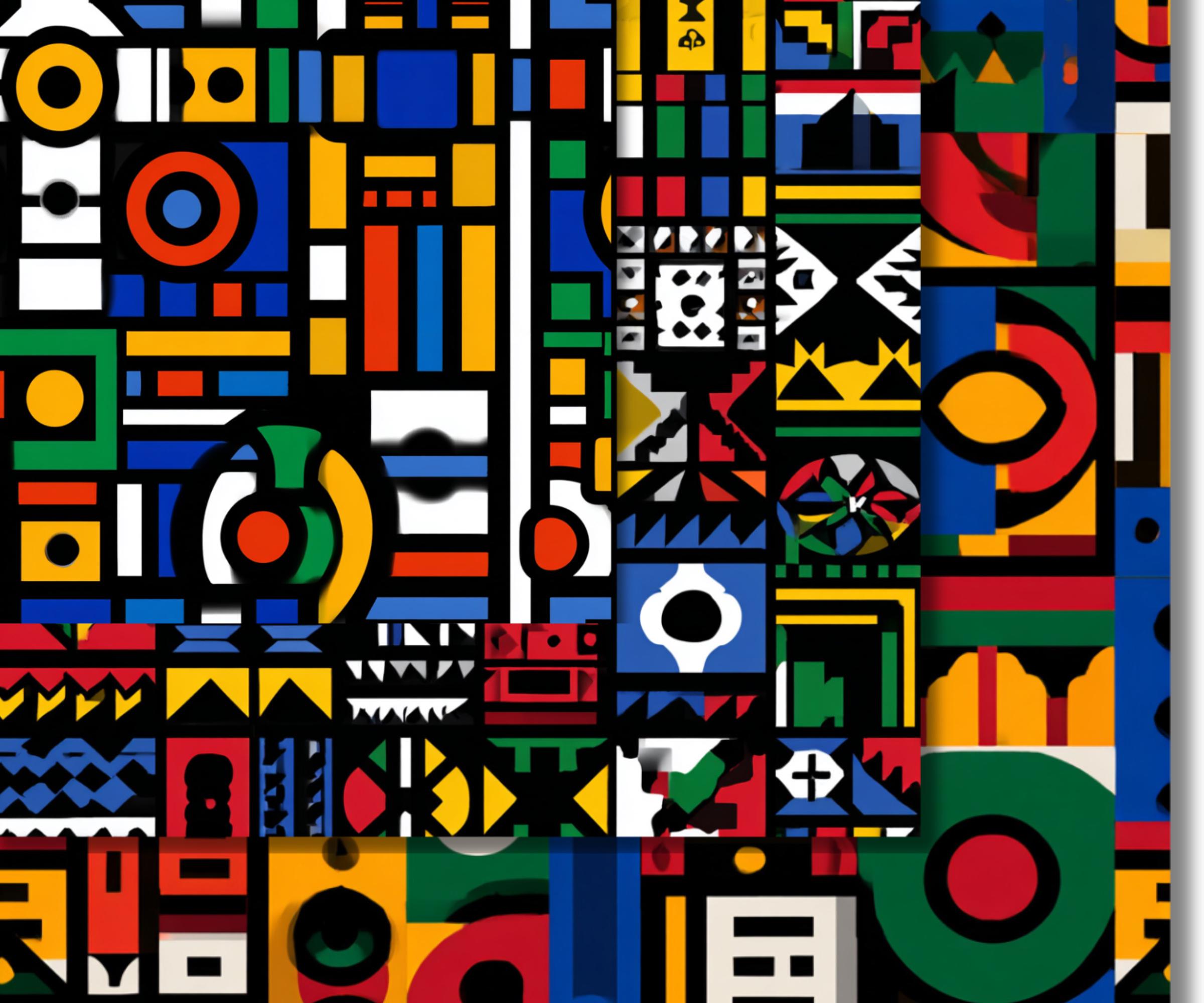 Ndebele Seamless Pattern Pack: African Geometric Designs (PNG Format ...