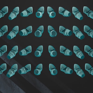 Grimdark Bits - 5x Pairs of Scylla Arms (One-Handed Weapons)