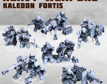 Kaledon Fortis - 1x Heavy Weapons Team