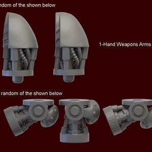 Heresy Bits - 5x of Bionic Arms