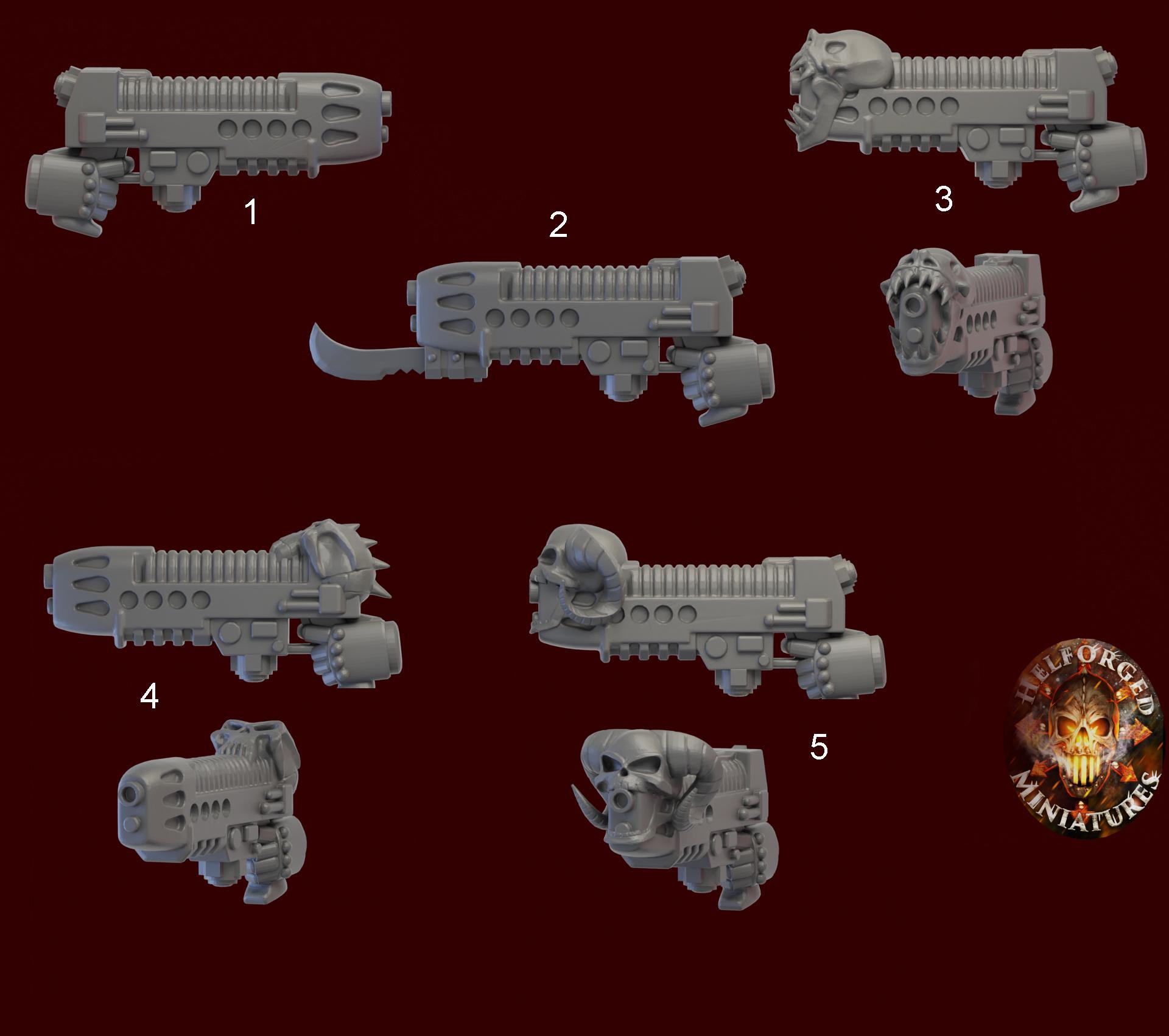 Heresy Bits - 5x Plasma Guns