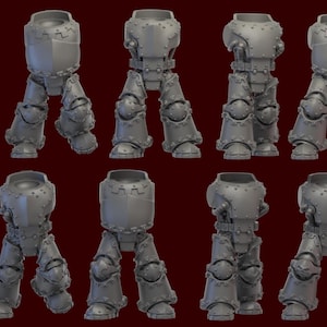 Heresy Bits - 5x Rad-Marine Bodies