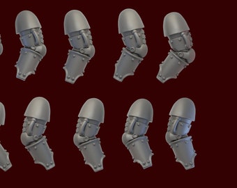 Heresy Bits - 5x Pairs (10x total) Mk3 Arms (One-Handed Weapons)