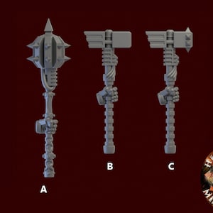 Heresy Bits - 5x Katafrakt Power Hammers