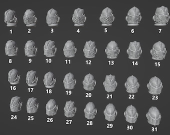 5x Lizard Helmets