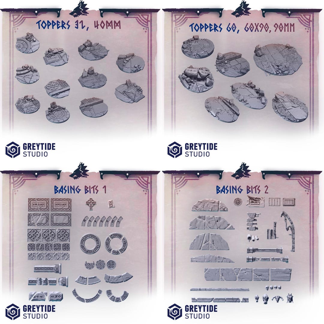 Primal Hounds - Base Toppers & Basing Bits - Etsy