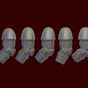 Heresy Bits - 5x Pairs (10x total) Mk2 Arms (One-Handed Weapons)