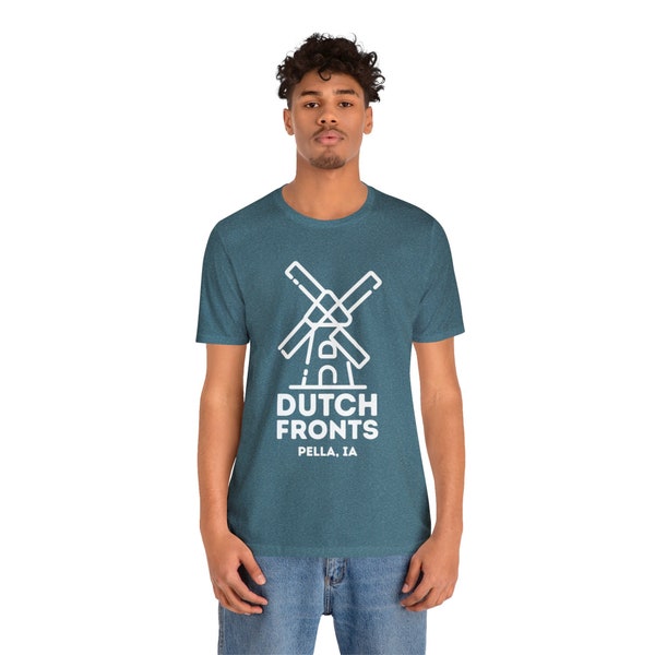 Dutch Fronts Pella Iowa (Unisex Jersey Short Sleeve Tee)