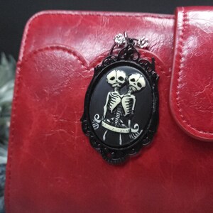 Siamese Twin Skeleton Clip, Grimoire Charm, Siamese Twins, Grimoire, Skeleton Charms, Siamese Skeletons, Skeleton Clip, Grimoire Clip