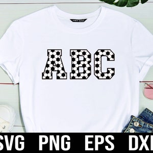 Soccer Alphabets and Numbers SVG, Soccer Svg, Soccer Mom Svg, Soccer ...