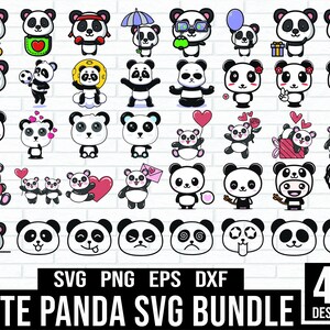 Cute Panda Svg Bundle, Teddy Bear Svg Bundle, Teddy Bear SVG, Bear ...