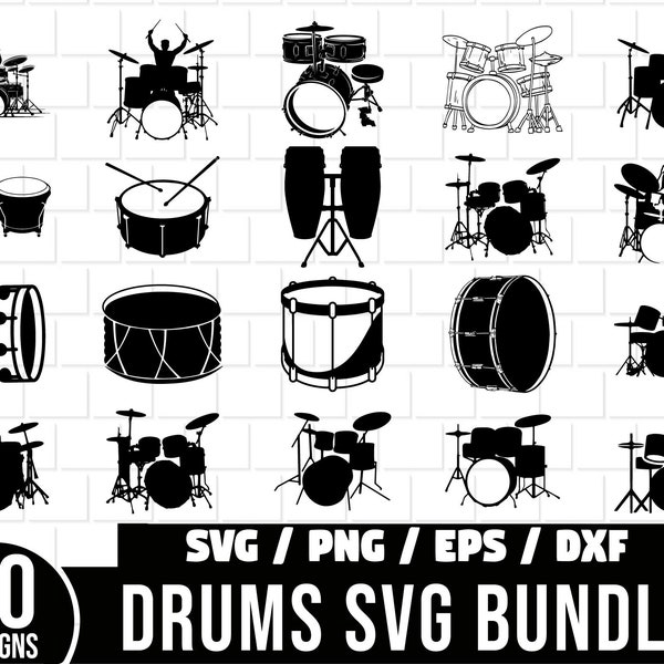 Drum SVG Bundle, Drum svg, Drums svg, Drumset svg, Drummer svg, Drumsticks svg, Drum dxf, Drum png, Drum eps, Drum vector, Drum monogram