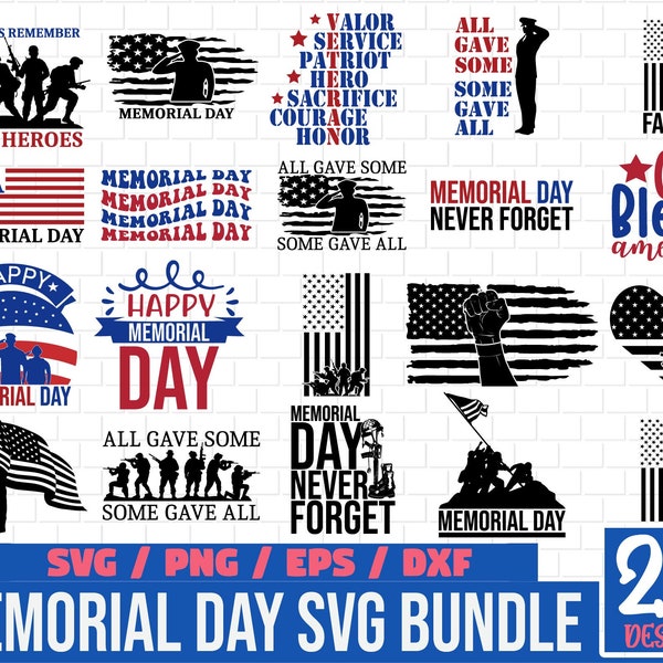 Memorial Day SVG Bundle, US Soldier Svg, America Svg, Fourth of July Svg, Independence day Svg, Military SVG, Patriotic Svg