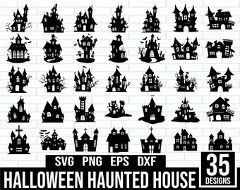 Halloween Svg Haunted House Svg Halloween Svg Files - Etsy