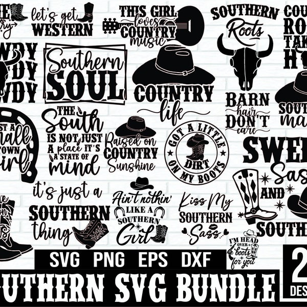 Southern SVG Bundle, Country Music Svg, Southern Girl, Southern svg, Country svg, Cowgirl Svg, Country Life Svg, Howdy Svg, Sassy Svg