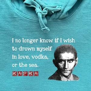 Kafka Hoodie: Existential Fashion - The Metamorphosis - Unisex Cotton Blend