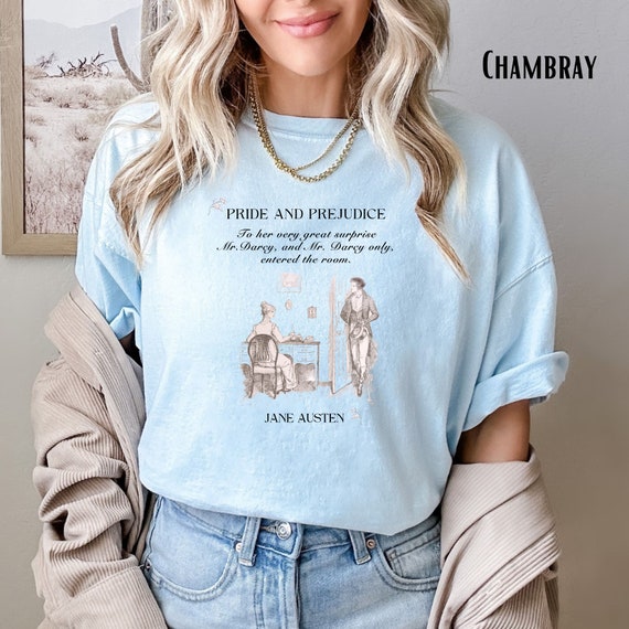 Pride And Prejudice T-Shirt. Jane Austen Mr Darcy Tee Pride And Prejudice T-Shirt. Jane Austen Mr Darcy Tee