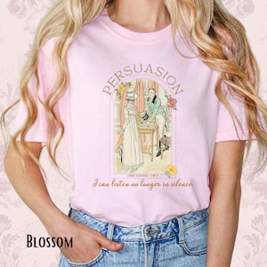 Romantisches Austen-T-Shirt: Capt Wentwertiger Liebesbrief für ewige Zeiten, Swoon-würdige Romantik, Verlobungsgeschenk, herzliche Liebe, süßer, weicher Mädchenstil