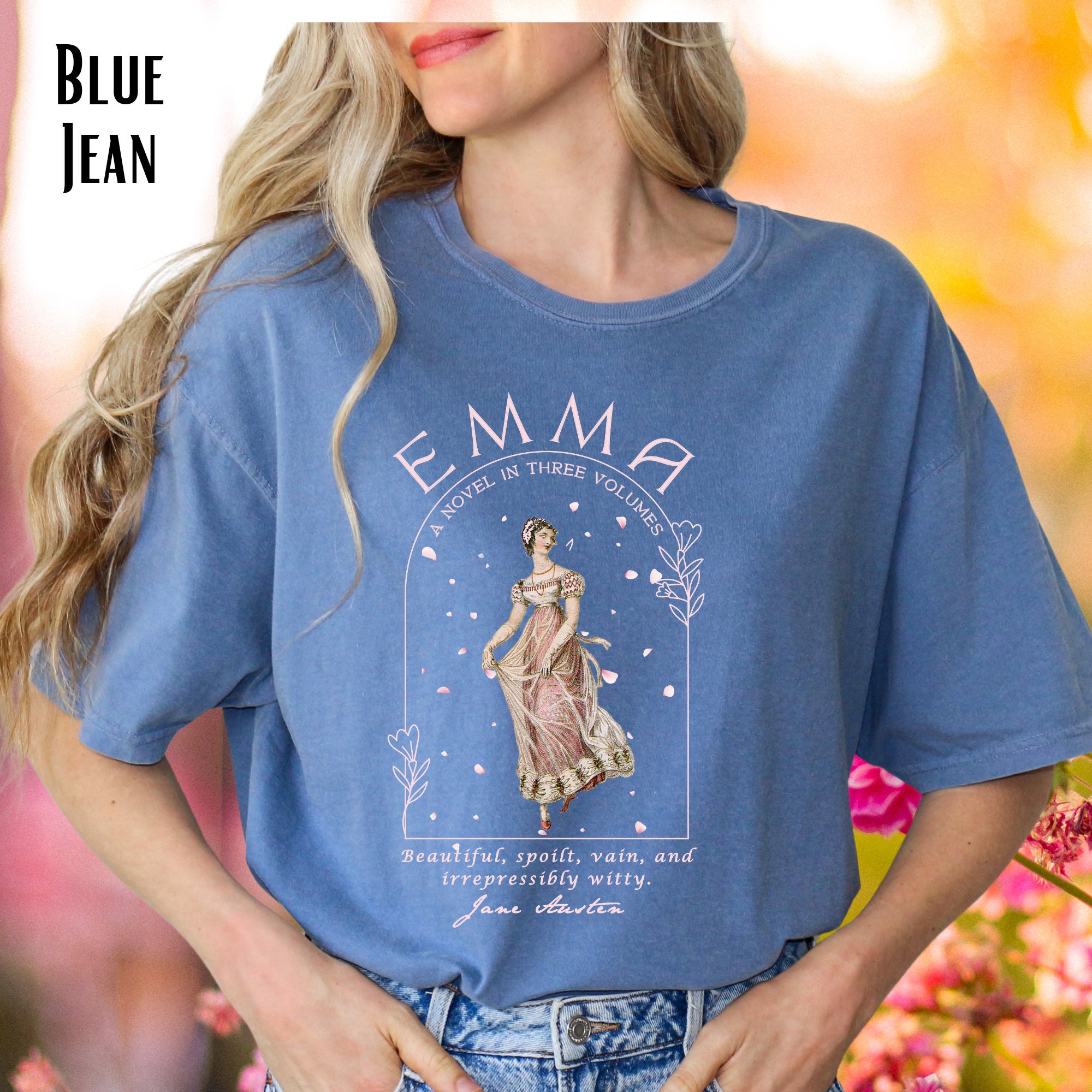 Elegant Emma Inspired Tee: Ideal for Bridal Showers and Book