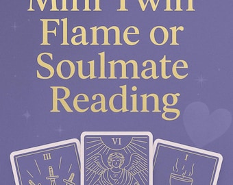 Mini Twin Flame or Soulmate Reading (Personalized Recorded Reading)