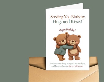 Printable Birthday Card Downloadable Birthday Card Digital Birthday ...