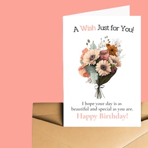 Printable Birthday Card Downloadable Birthday Card Digital Birthday Card Instant Download Besties - Perfect for a Best friend