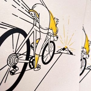 Impresión estilo litografía Tour De France Femmes