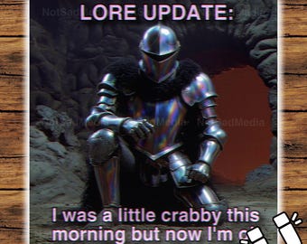 Lore Update: I Was A Little Crabby | Holographic Magnet | Medieval Knight | The Frog Mage