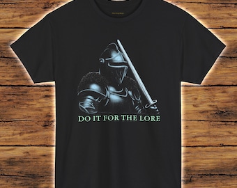 Do It For The Lore | Vintage Medieval Knight T-Shirt