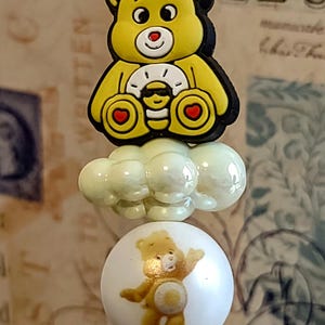 Care Bear Yellow (Funshine) Focal Bead Pen