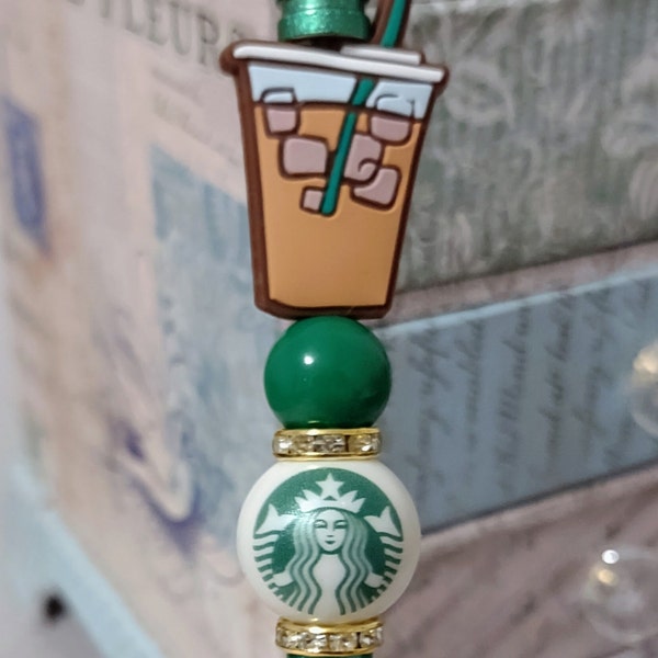 Starbucks Iced Coffee Beaded Pen