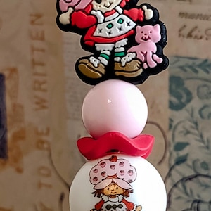 Strawberry Shortcake with Kitty Focal Bead Pen