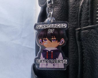 VALORANT Iso Sticker Schlüsselbund Introvertiert Aufruhr Spiele Spiel Geschenk meme