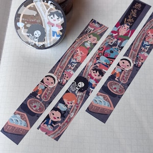 Ruban à laver une pièce en feuille holographique miroir : Nagashi Somen, équipage pour chapeau de paille