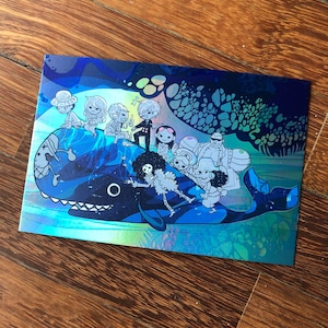 One Piece A6 Druck - Laboon (Rainbow Lazer Kunstdruck)