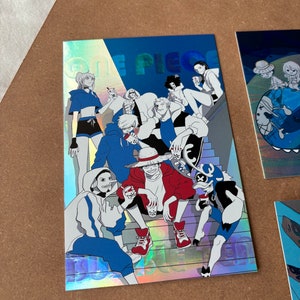 One Piece A6 Druck - Bubble Tea (Rainbow Lazer Kunstdruck)