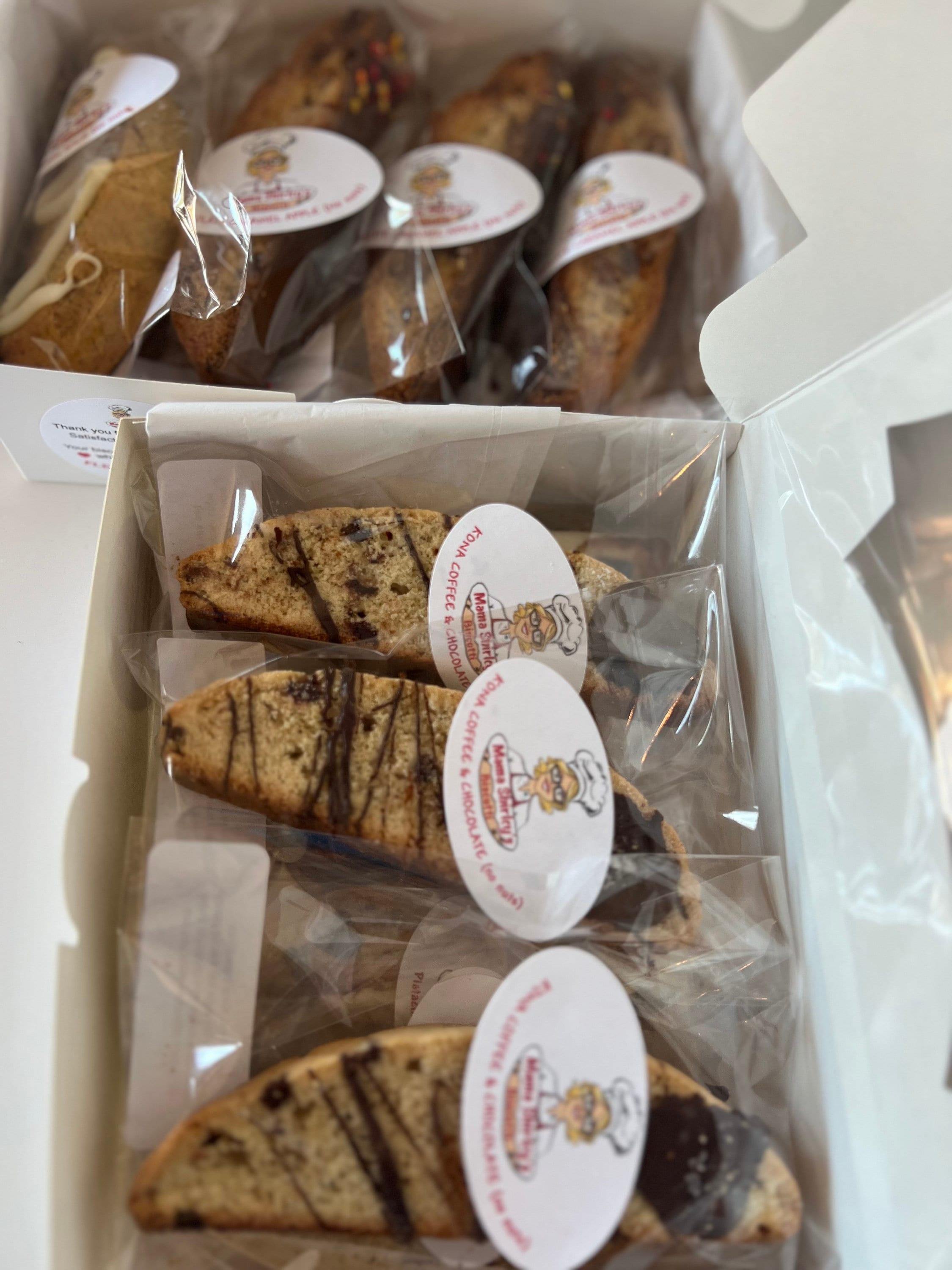 Mini Biscotti Individually Wrapped
