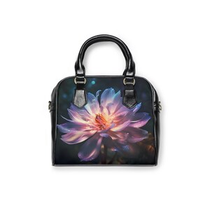 Damen Schulter Blume Handtasche23