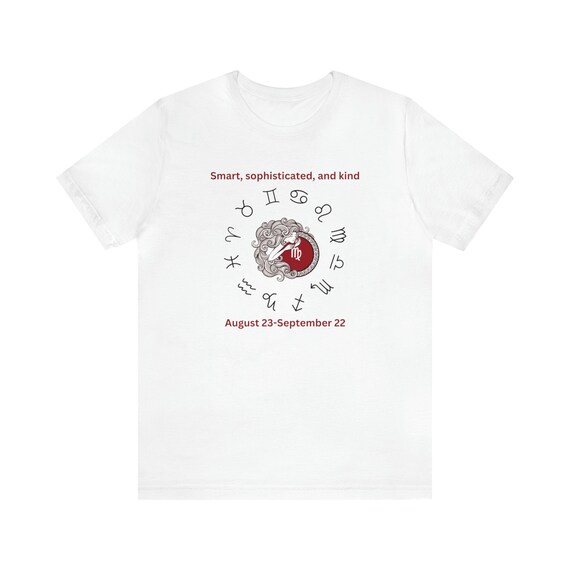 Virgo Smart, Supplicated and Kind Unisex Jersey Short Sleeve Tee 