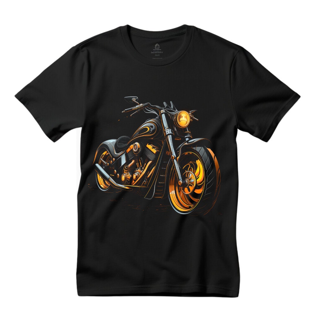 Men's Motorcycle Tshirt Sleek and Stylish Biker Apparel Etsy
