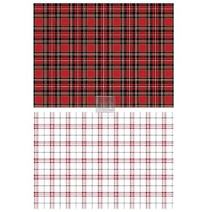Redesign Decor Transfer - Gingham Red