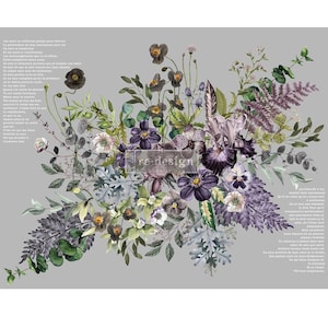 Redesign Decor Transfer - Vigorous Violet 48” x 35”