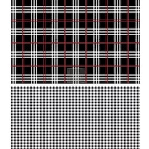 Redesign Decor Transfer - Gingham Black