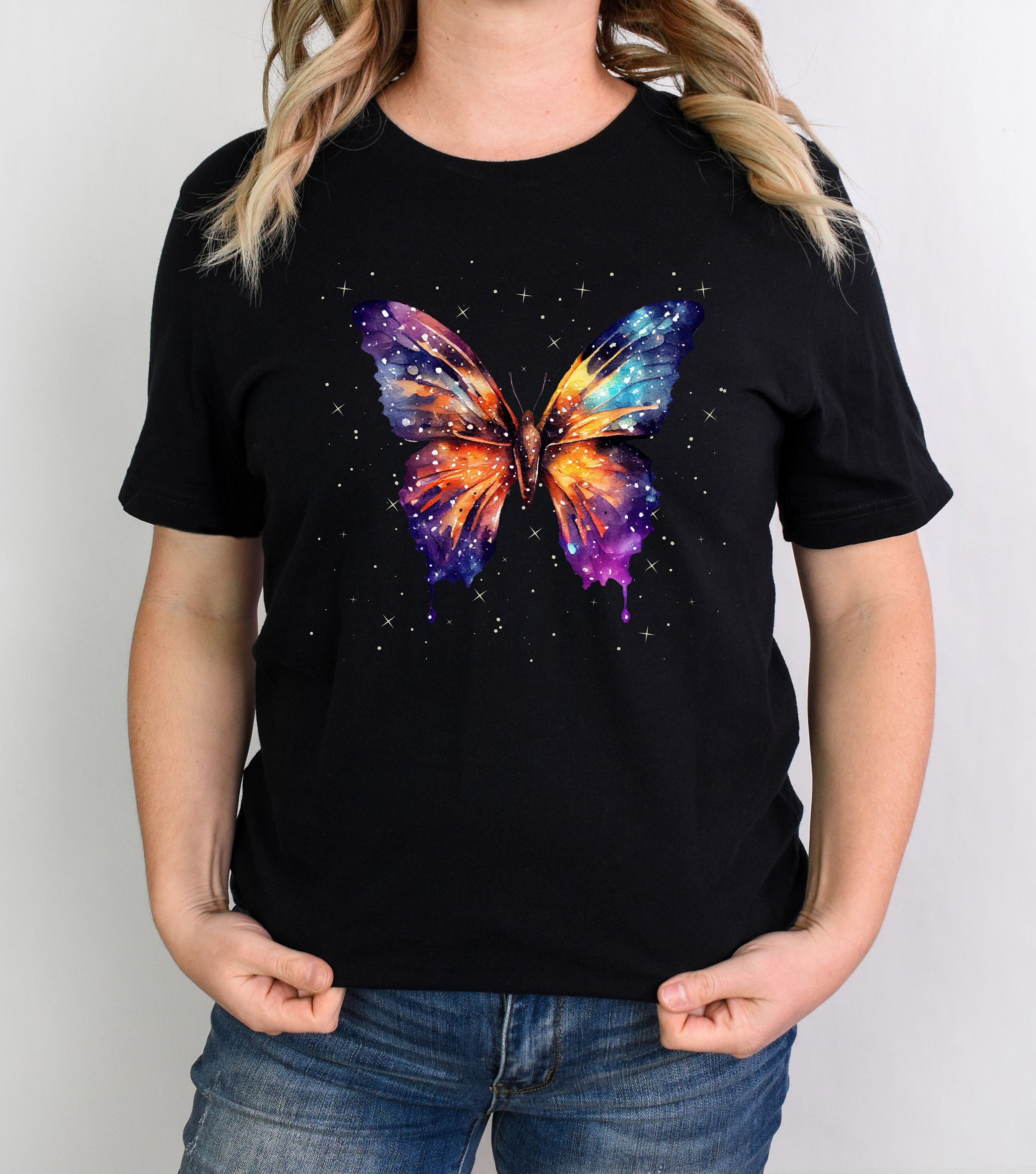 Galaxy Butterfly, Butterfly Shirt, Butterfly Lover Shirt, Cosmic