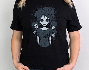 Goth Girl Shirt, Goth Tee, Fun shirt, Gift Idea for Her, Goth Culture, Emo
