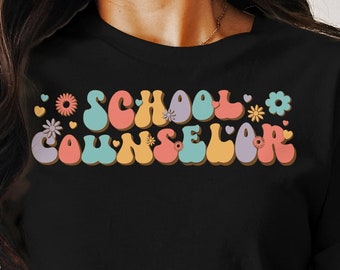Retro School Counselor SVG, PNG, plik do wycinania doradcy (pobieranie cyfrowe)