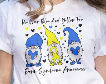 Down Syndrome Awareness Png Svg, We Wear Blue and Yellow for Png, Blue ...
