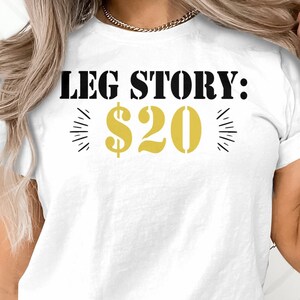Leg Amputee Svg Png, Funny Leg Amputee Story Svg, Amputee Gift, Amputation Svg Cricut Sublimation Design