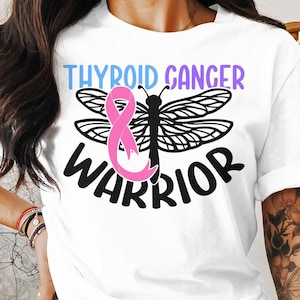 Thyroid Cancer Awareness Svg Png, Thyroid Cancer Warrior Svg, Thyroid Cancer Support Svg Cricut Sublimation Designs